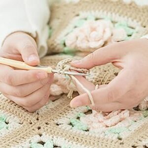 VASANA 3Roll Green Milk Knitting Cotton Yarn Smooth Soft DIY Hand Knitting Craft Crochet Thread for Shawl Sweaters Hats Scarves(98Yard/Roll）