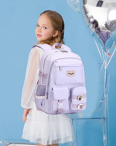 Makukke School Backpacks for Teen Girls - Laptop Backpacks 15.6 Inch College Cute Bookbag Anti Theft Women Casual Daypack,Green Backpack