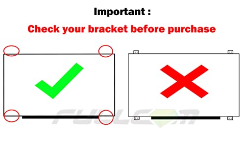 FULLCOM New LCD Replacement Screen 14.0 Inch N140HCA-EBA FHD 1920x1080 IPS 30 Pin Glossy Compatible with B140HAN03.8/B140HAN03.6/N140HCA-EBA/N140HCE-GP2 for Laptop/Display/Screen/LCD Application