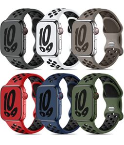 keponew compatible with apple watch band 44mm men,compatible with apple watch band 45mm men,compatible with apple watch band men,iwatch bands 44mm 45mm 49mm 40mm 38mm 41mm for ultra1&2/se/series 9 8 7 6 5 4 3 2 1,sport breathable soft silicone strap