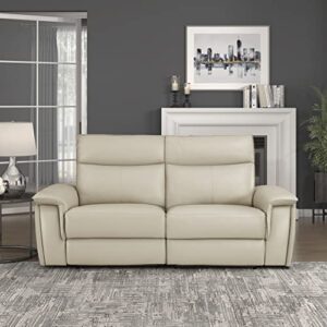 lexicon raelynn power double reclining loveseat, taupe