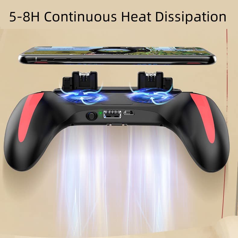 Mobile Game Controller Heat Sink Two-in-one Video Game Artifact Shooting Button Aim Trigger Joystick (Plug-in Models)