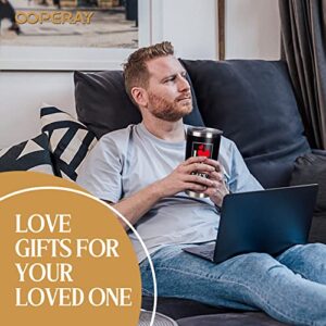 Gifts for Him, I LOVE YOU Tumbler 20oz, Anniversary Valentines Day Birthday Gifts for Husband from Wife, Insulated Travel Tumbler for Men, Boyfriend