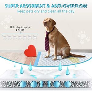 Boscute Super Absorbent & Leak-Proof Jumbo Size 36"x36" Pet Training Dog Pee Pads, Thicken Quick Dry Disposable Puppy Pee Pads, Potty Training Pads for Dogs Cats, Rabbits