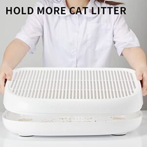PETKIT Cat Litter Ramp for All PETKIT Self-Cleaning Cat Litter Boxes, Double Layered Litter Trapper, Easy Clean Cat Litter Step and Stair