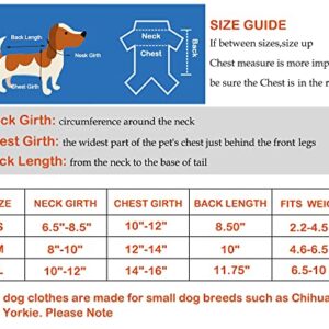 Paiaite 2 Pack V Neck College Dog Sweater Thickening Soft Doggy Jacket British Style Warm Pet Clothes Cold Weather Coats for Puppy Small Dogs Jumper Sweaters Red and Green S