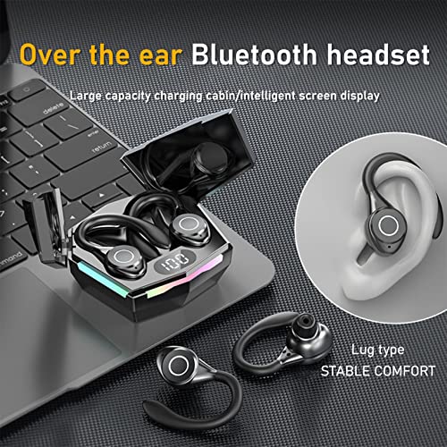 2022 New Wireless Earbuds Bluetooth Headphones Sound Quality Wireless Charging Case Digital Led Intelligence Display Compatible with Android iOS for Sports Gym