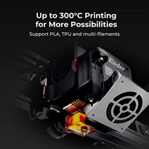 Creality Ender 3 S1 Pro 3D Printer 300℃ High-Temp Nozzle Sprite Full Metal Direct Drive Extruder CR Touch Auto Leveling Bed Silent Mainboard Filament Sensor Printing Size 10.6X8.6X8.6in Black