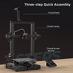 Creality Ender 3 V2 Neo 3D Printers with CR Touch Auto Leveling PC Steel Printing Platform Metal Bowden Extruder Model Preview Function 3D Printer 95% Pre-Install for Beginners 8.66*8.66*9.84 inch