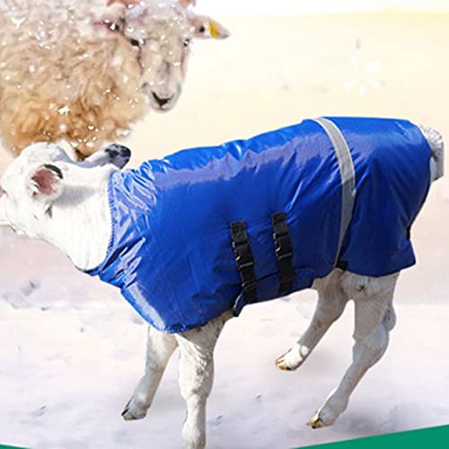 Gralara Calf Warm Clothing Oxford Fabric Waterproof Belly Protection Coat Calf Jackets Blanket for Winter Weather Calf Vest for Calves, Fleece Lining