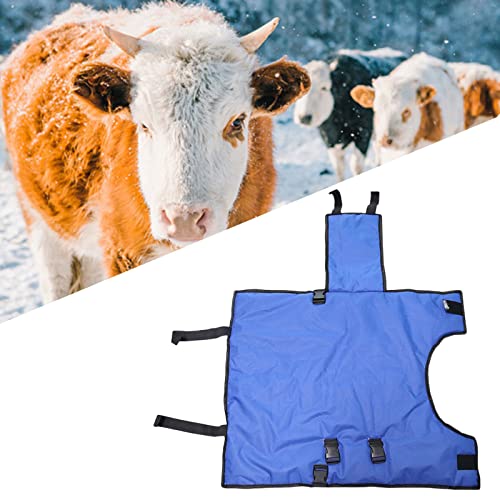 Gralara Calf Warm Clothing Oxford Fabric Waterproof Belly Protection Coat Calf Jackets Blanket for Winter Weather Calf Vest for Calves, Fleece Lining