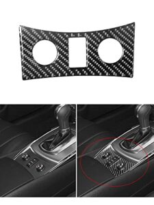 for infiniti g37 sedan 2010-2013 carbon fiber black stickers car interior decorative accessories (with heated seat)
