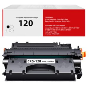 120 toner cartridge compatible replacement for canon 120 toner cartridge crg-120 crg120 for canon imageclass d1120 d1550 d1150 d1320 d1350 d1520 d1100 d1370 d1180 d1170 mf6680dn mf417dw black