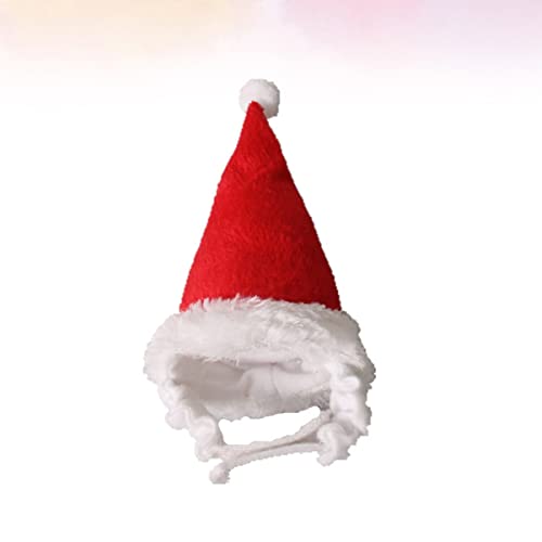 Balacoo Hats Dragon Holiday Hamster Year New Costume Santa Bearded Merry Plush Caps Grooming Winter Xmas Outfits Christmas Hair Cap Red Squirrel Chinchilla Hat Hedgehog Guinea-Pig
