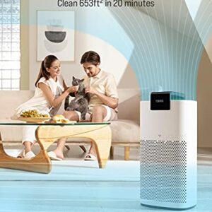 TOPPIN Filter Replacement TPAP005 AP005 TP-AP005 Air Purifier H13 True HEPA Air Filter to Clean Pets Hair Smoke Odors Dust Pollen Home and Room 2000 sq ft