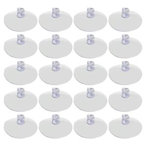 cabilock 50pcs 30mm clear powerful suction cup sucker pads without hooks pvc reusable sucker pads wall hanger