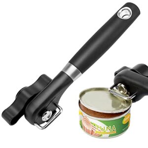 ynnico safe cut can opener, manual can opener, smooth can edge, food grade stainless steel cutting blade for kitchen & restaurant