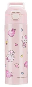 hello kitty stainless steel insulated water bottle with handle 500ml- pink