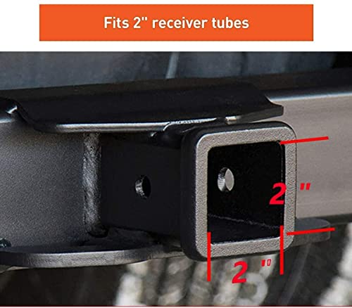 Trailer Hitch Cover Tube Cover Plug Cap Fits 2 Inch Receivers for Toyota Ford Jeep Chevrolet Nissan Dodge Ram Porsche Mercedes Ranger for Rectangular Flamingo Tow Hitch Cover car/Truck/SUV Trailer 2"