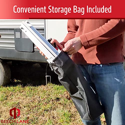 Beech Lane Universal RV Stabilizer, Reduces RV Wobble, Compact Foldable Design for Easy Storage, Adjustable Height of 12" to 26.5", Patent Pending (1 Pack)