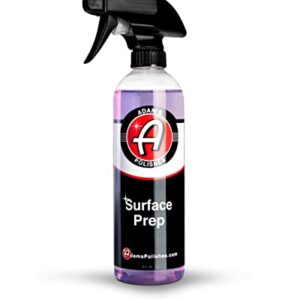 Adam's Surface Prep (16oz) - A Cleaner That Ensures Your Paint is Clean & Ready to Apply Any 9H Top Coat Ceramic Coating After Clay Bar, Car Wash & Orbital Polisher Treatment Purple