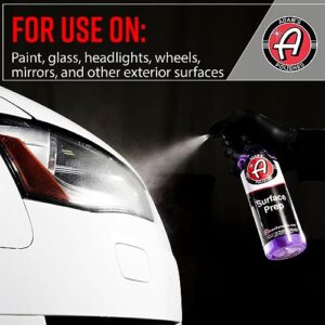 Adam's Surface Prep (16oz) - A Cleaner That Ensures Your Paint is Clean & Ready to Apply Any 9H Top Coat Ceramic Coating After Clay Bar, Car Wash & Orbital Polisher Treatment Purple