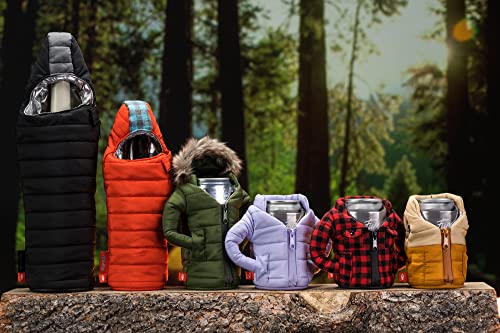 Puffin - The Puffy Beverage Jacket, Insulated Can Cooler, Lavender