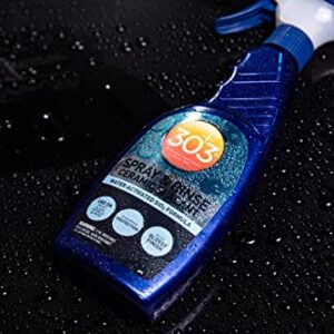 303 Spray & Rinse Ceramic Sealant – Quick Ceramic Coating – Water-Activated SiO2 Formula – 6 Months of Protection – Water Repellent Ceramic Spray – Easy to Use – 16 Oz (Pack of 1) (30262)