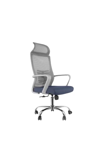 Lifetime Home Ergonomic Office Chair, High Back Desk Chair with Lumbar Support, Upgraded Wheels, Height Adjusting, Swivel Computer Task Rocking Mesh Executive Office Chair (Navy Blue)