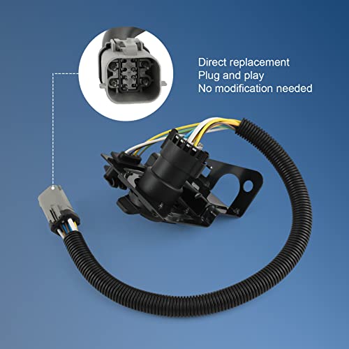 DICMIC 4 & 7 Pin Trailer Tow Wiring Harness Plug Compatible with 2002-2004 Ford F250 F350 Super Duty Replace# ‎2C3Z-13A576-DA