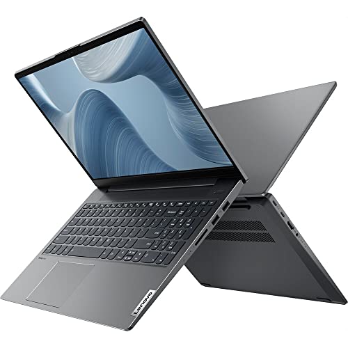 2022 Lenovo IdeaPad 5i Laptop 15.6'' FHD IPS Touch 12th Intel i7-1255U 10-Core Iris Xe Graphics 16GB DDR4 512GB SSD WiFi 6 Fingerprint Sensor Backlit Keyboard Win 10 Home w/RATZK 32GB USB Stormy Grey