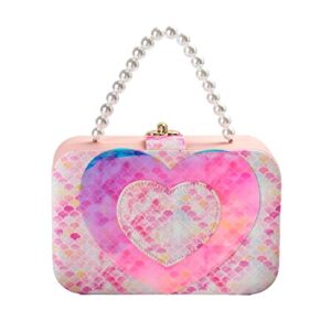 kamier kids jewelry box for girls,pink heart