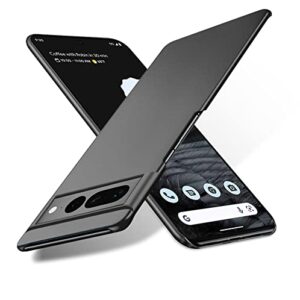 Bastmei Google Pixel 7 Pro 5G Case (2022) - Ultra-Light, Slim Camera Protection Hard PC Cover - Gravel Black