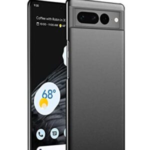 Bastmei Google Pixel 7 Pro 5G Case (2022) - Ultra-Light, Slim Camera Protection Hard PC Cover - Gravel Black