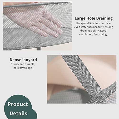 DAWNTREES Clothes Drying Basket Racks,Foldable Socks Drying Hanger Racks Prevent Sweater from Deforming,Laundry Basket for Drying Underwear, Baby Clothes, Towels, Hats, Scarves