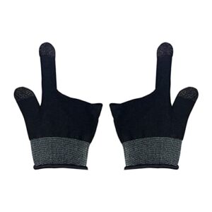 samfansar gaming gloves two-finger/five-finger gaming finger thumb sleeve gloves 1 pair practical a
