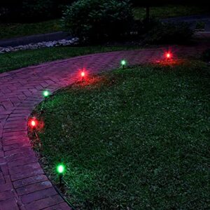 Dazzle Bright 5.5 Inch 50 Pack Christmas Light C9 Stakes + 50 LED 33 FT C9 Christmas String Lights