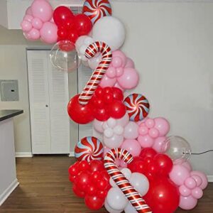 127PCS Pink and Red Balloon Garland Arch Kit DIY Valentines Day Balloons Arch Red Pink White Latex Balloons for Wedding Anniversary Women Girls Valentine’s Mother’s Day Christmas Party Decorations