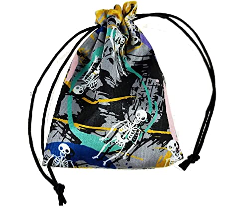 Rollooo 4 Pcs 11 x 15cm Velvet Drawstring Bags Rainbow Jewelry Pouches Black Lining Inside