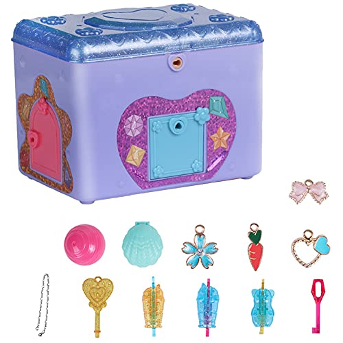 Walbest Toy, Jewelry Box Lovely Large Capacity Plastic Cartoon Treasure Chest for Gift Treasure Box