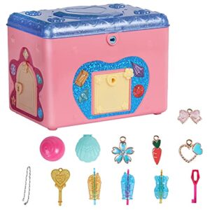 walbest toy, jewelry box lovely large capacity plastic cartoon treasure chest for gift treasure box