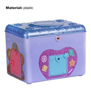 Walbest Toy, Jewelry Box Lovely Large Capacity Plastic Cartoon Treasure Chest for Gift Treasure Box