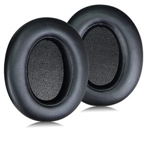 molgria protein leather ear pads cushion, replacement earpads for sony wh-xb910 xb910n extra bass noise cancelling headphones earpad repair(black)