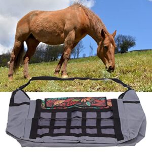 SNOEMWU Horse Feeder,Waterproof Durable Wear Resistant Horse Bag Multipurpose Oxford Cloth Large Capacity Horse Slow Feeder for Horse