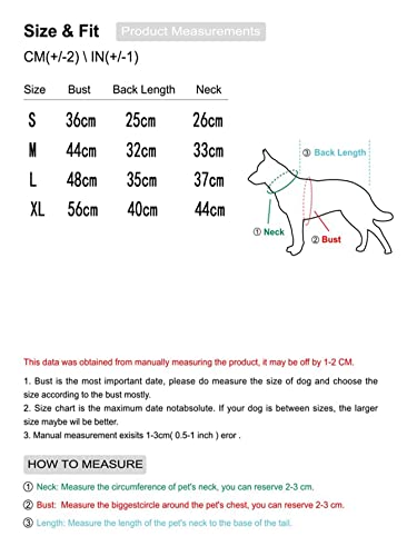 QWINEE Colorblock Zipper Back Dog Warm Jacket Coat Dog Winter Vest Clothes for Puppy Kitten Cat Small Dogs Orange and Blue L