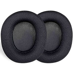 mqdith replacement mesh fabric ear pads compatible with steelseries arctis nova pro wireless headset
