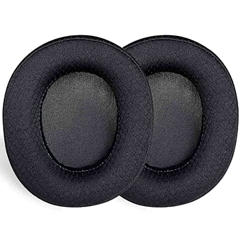 MQDITH Replacement Mesh Fabric Ear Pads Compatible with SteelSeries Arctis Nova Pro Wireless Headset