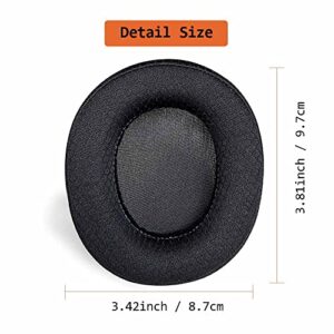 MQDITH Replacement Mesh Fabric Ear Pads Compatible with SteelSeries Arctis Nova Pro Wireless Headset