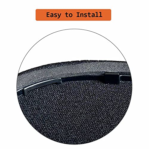 MQDITH Replacement Mesh Fabric Ear Pads Compatible with SteelSeries Arctis Nova Pro Wireless Headset