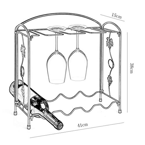 Creative Simplicity Creative Simplicity Wine Cabinet Ornaments Wrought Iron Multifunction Tumbler Rack Upside Down Home Creative Personality, PIBM